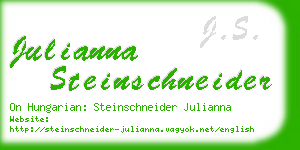 julianna steinschneider business card